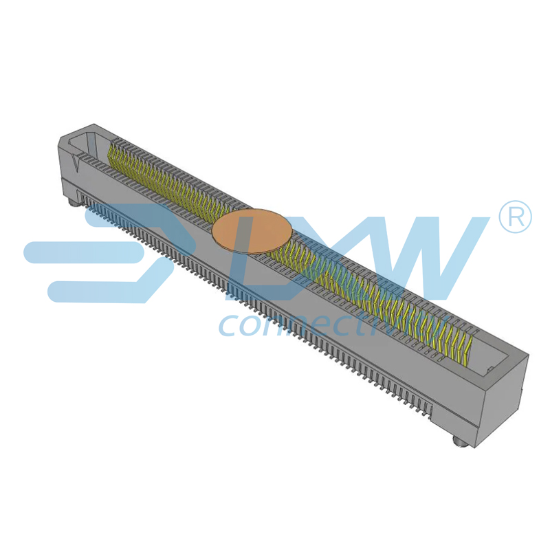 0.5mm 高速板对板连接器(母座)LERF5XX-LXXXS-BOR(ERF5系列替代)